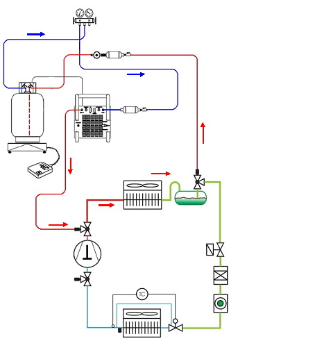 Схема отключения компрессора